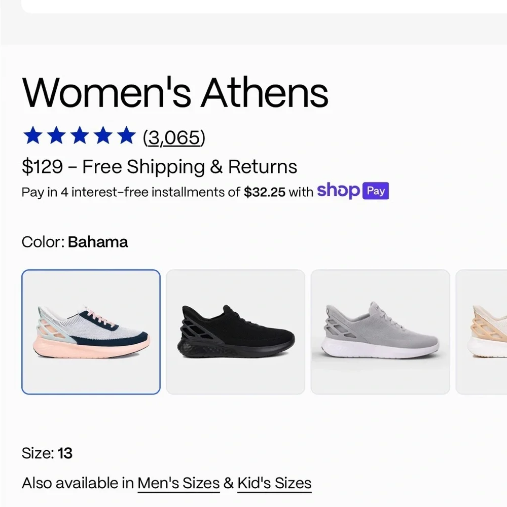 Kizik Athens Bahama Slip-on Sneakers